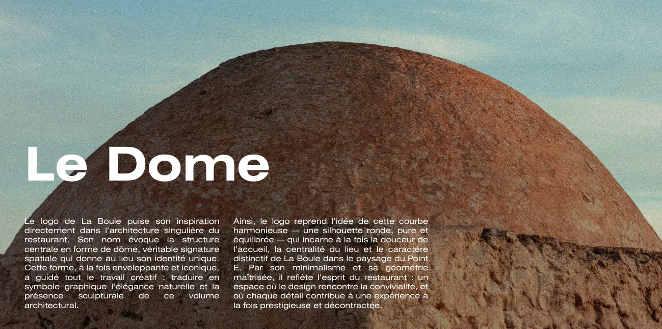 Inspiration du dôme de La Boule